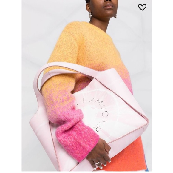 Stella McCartney Tie Dye Logo Tote Bag- Pink - Picture 6 of 14